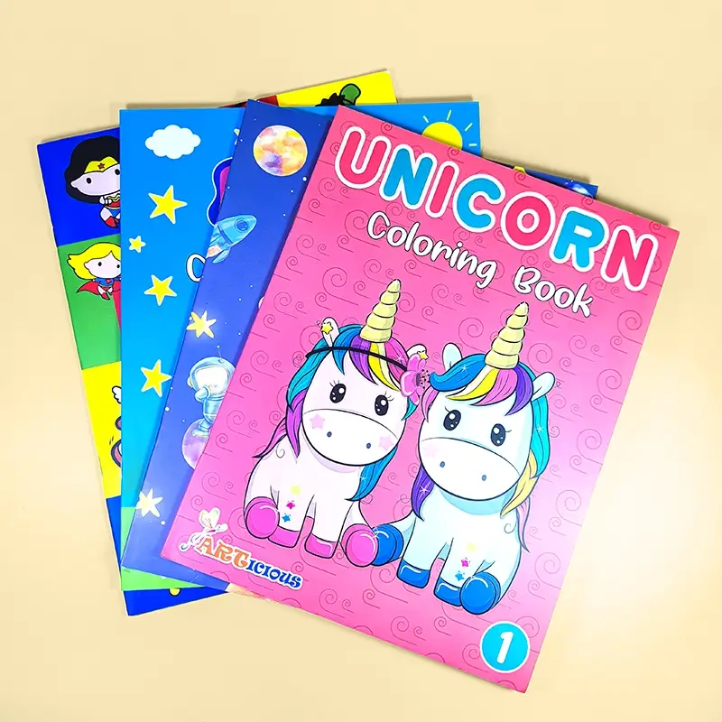 Cartoon Characters Coloring Books